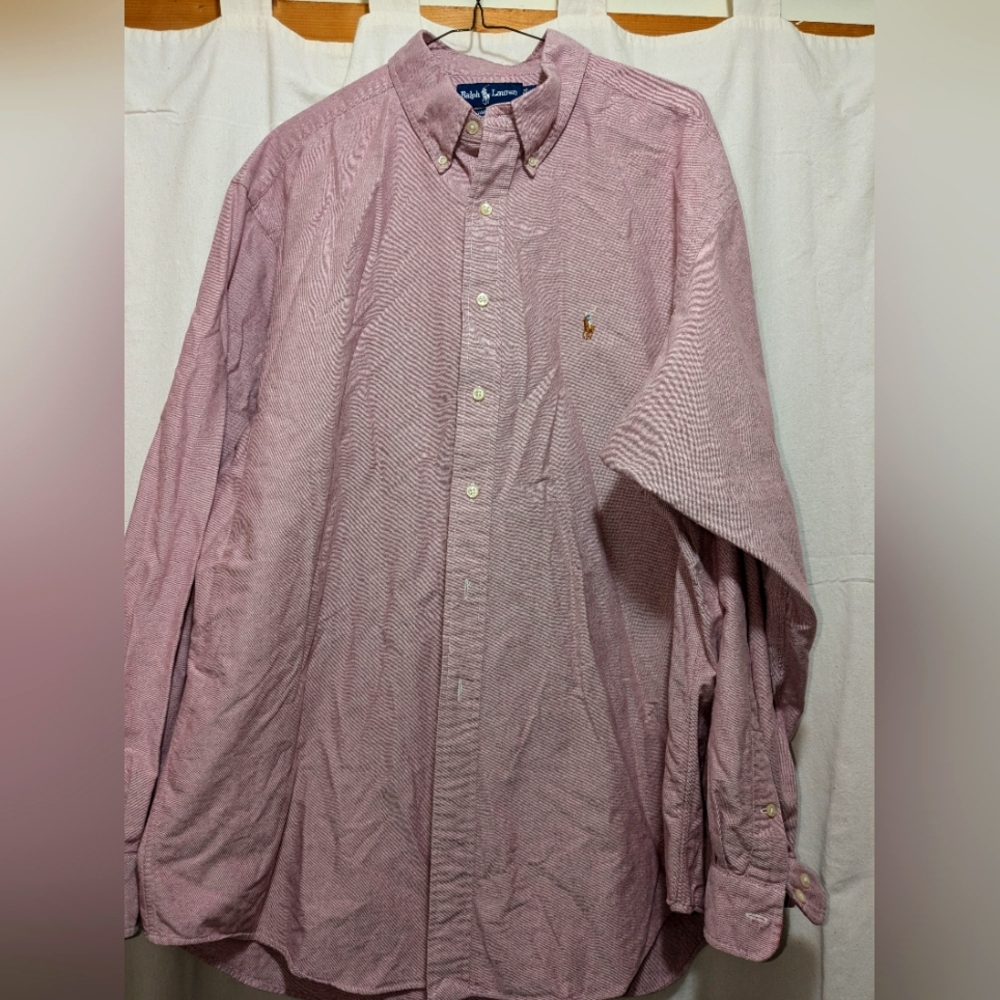 Polo by Ralph Lauren Men's Pink Shirt